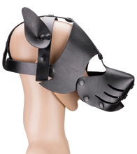 Charger l&#39;image dans la galerie, Masque de chien en similicuir avec langue