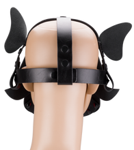 Charger l&#39;image dans la galerie, Masque de chien en similicuir avec langue