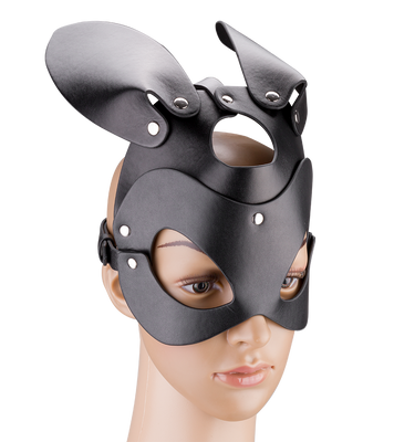 Masque de lapin en similicuir