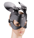 Masque de lapin en similicuir