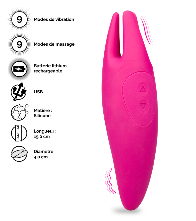 Masseur de clitoris vibrant Chiara