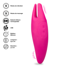 Charger l&#39;image dans la galerie, Masseur de clitoris vibrant Chiara