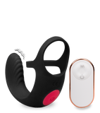 Masseur de testicules double anneau cockring vibrant Shape