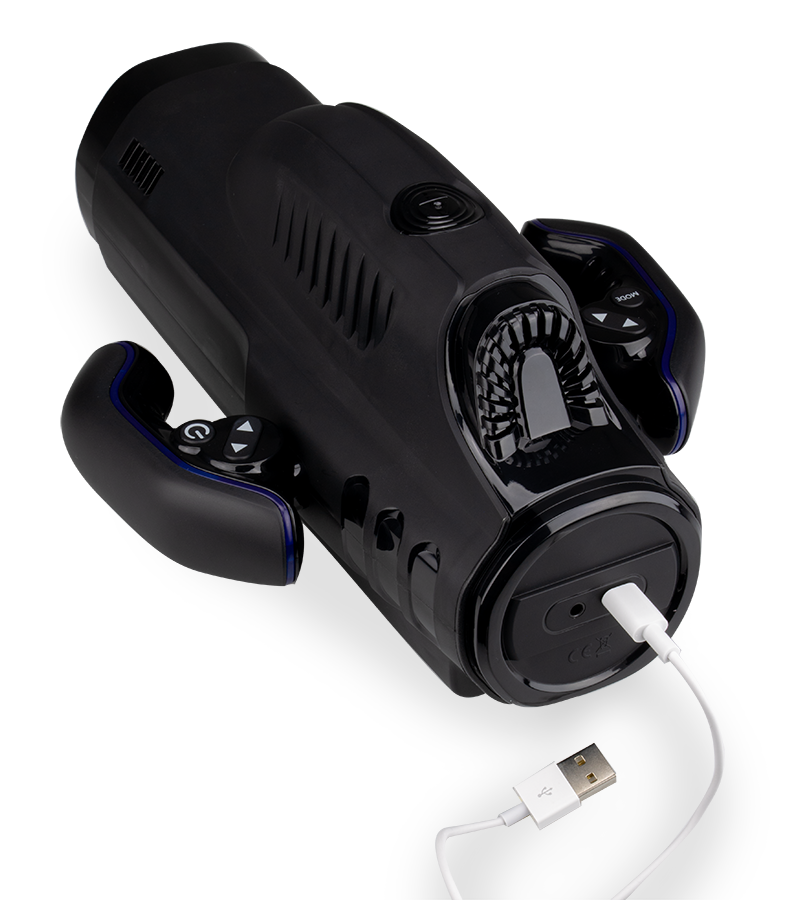 Masturbateur à poignées va-et-vient et aspirant Awesome