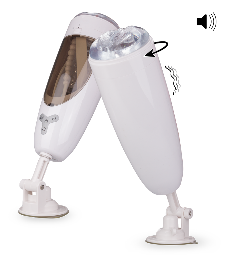 Masturbateur à vaginette automatique vibrante rotative