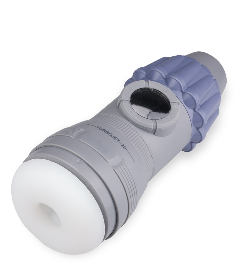 Masturbateur aspirant et vibrant Turbojet