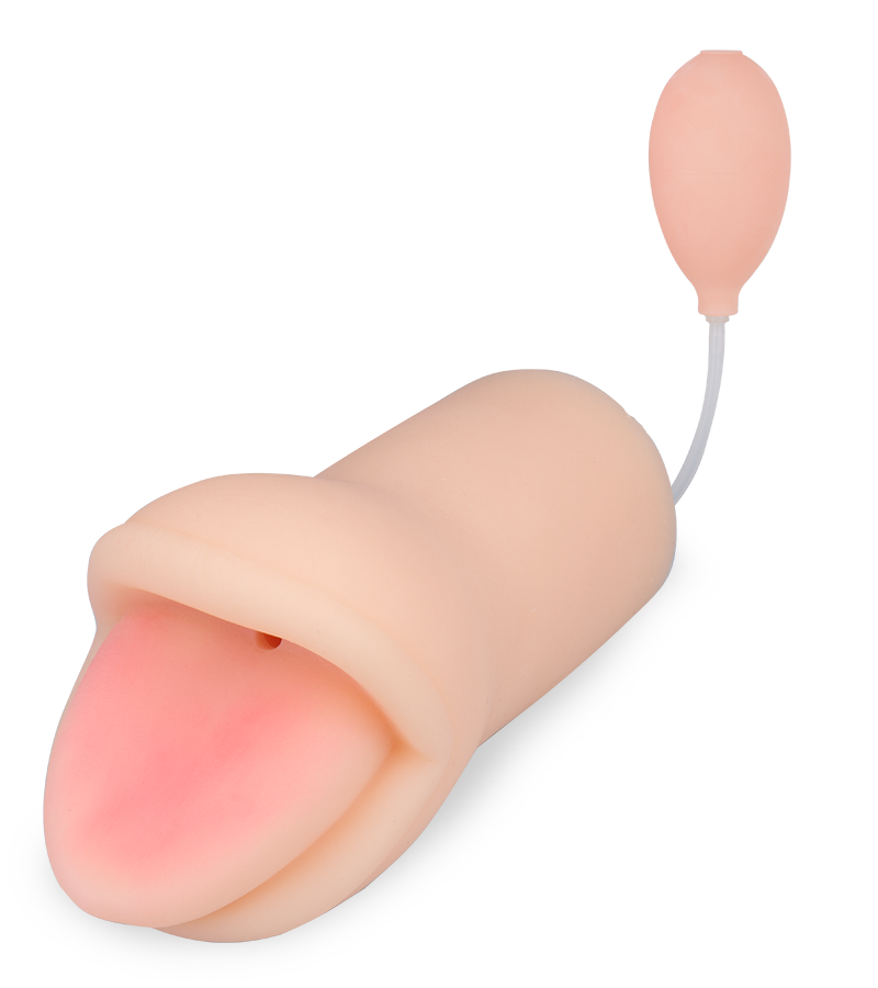 Masturbateur bouche aspirante à pompe