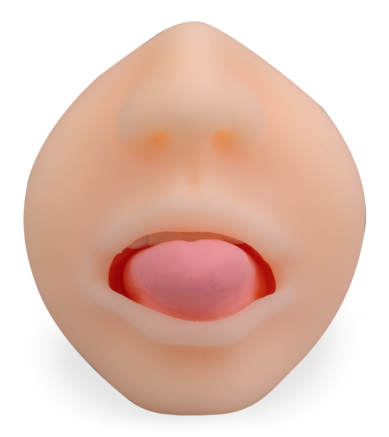 Masturbateur bouche langue suceuse