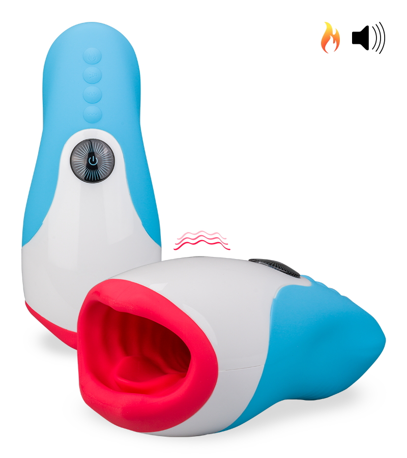 Masturbateur bouche suceuse Blue Viper