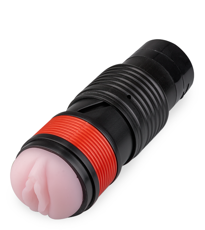 Masturbateur manuel téléscopique vibrant