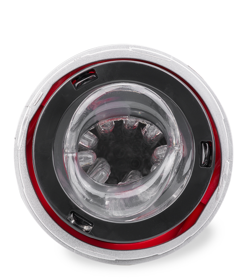 Masturbateur pompeur va-et-vient télescopique