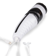 Charger l&#39;image dans la galerie, Masturbateur pompeur va-et-vient télescopique