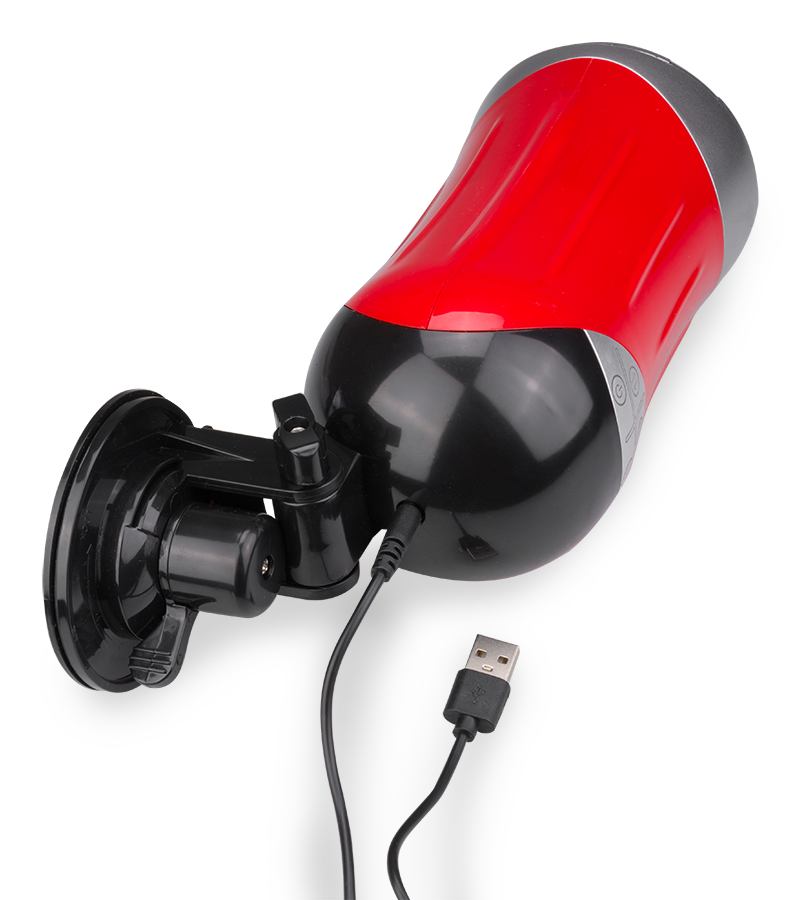 Masturbateur pompeur va-et-vient télescopique