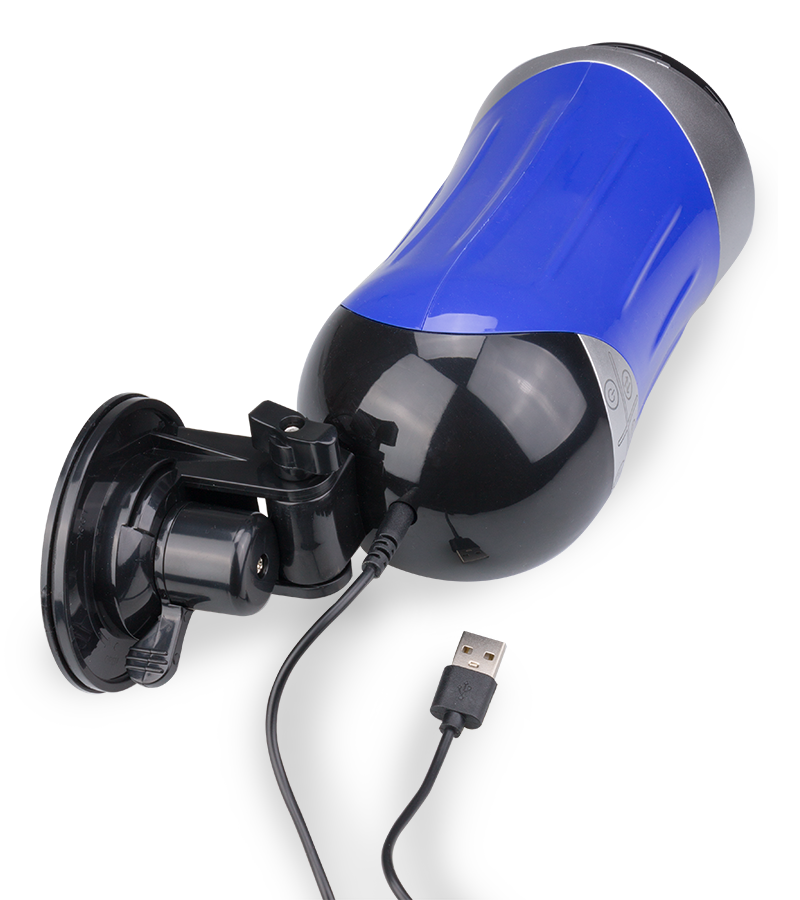 Masturbateur pompeur va-et-vient télescopique