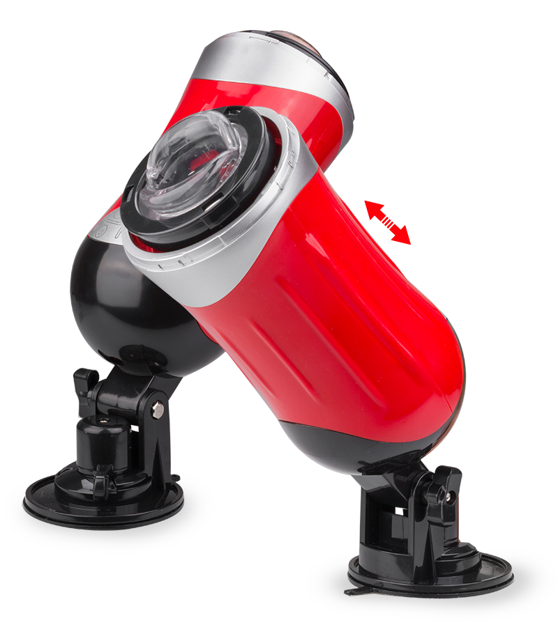 Masturbateur pompeur va-et-vient télescopique