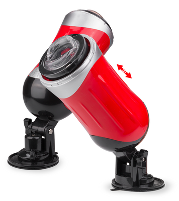 Masturbateur pompeur va-et-vient télescopique