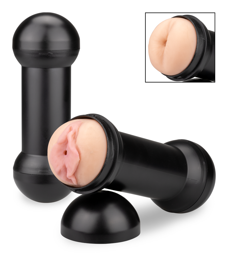 Masturbateur réaliste double anus et vagin serré