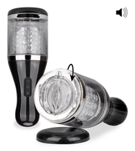 Charger l&#39;image dans la galerie, Masturbateur rotatif avec fonction vocale Huzzah