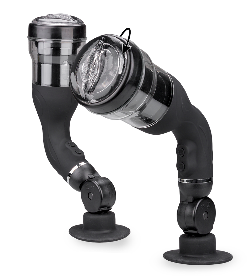 Masturbateur rotatif ventouse