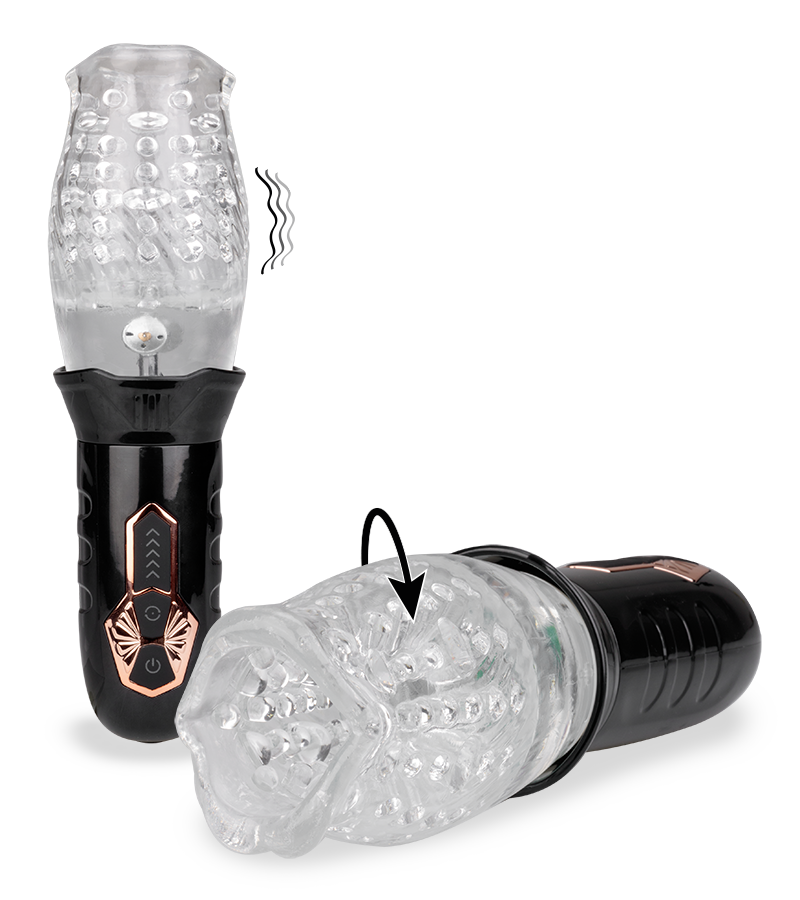 Masturbateur rotatif vibrant Sultan