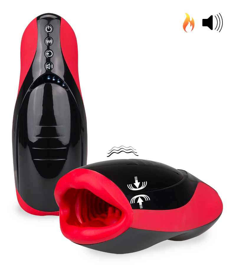 Masturbateur suceur chauffant et vibrant Legend