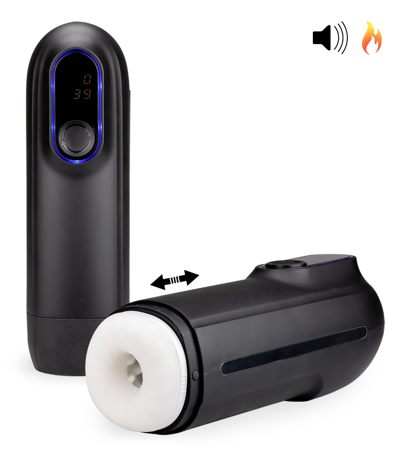 Masturbateur va-et-vient et chauffant Silent Pro