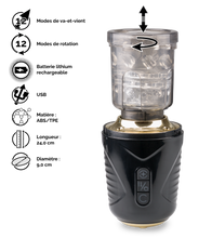 Charger l&#39;image dans la galerie, Masturbateur va-et-vient et rotations Tempest