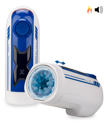 Masturbateur va-et-vient fonctions vocales et chauffantes Oboy