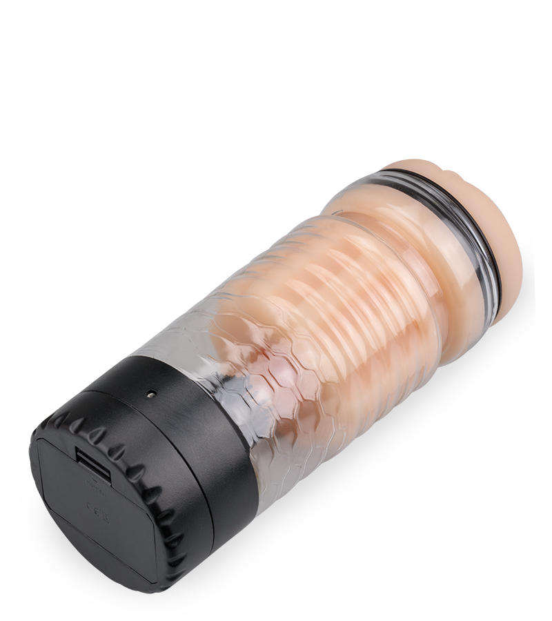 Masturbateur vagin avec langue vibrante