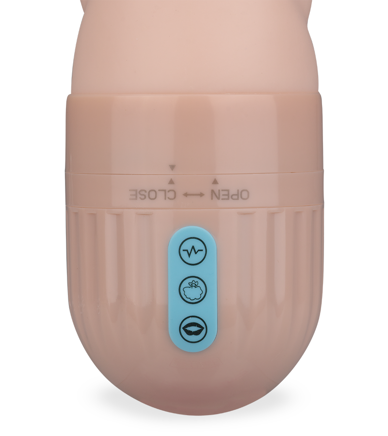 Masturbateur vagin réaliste aspirant et vibrant Judy