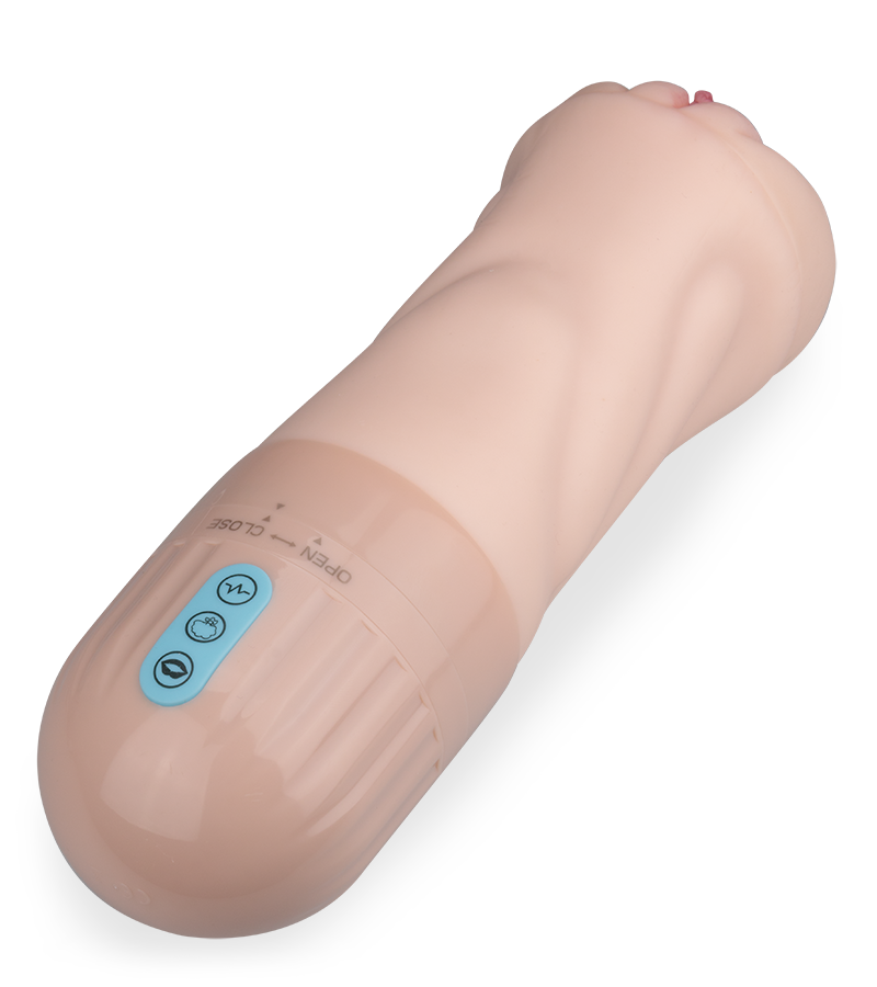 Masturbateur vagin réaliste aspirant et vibrant Judy