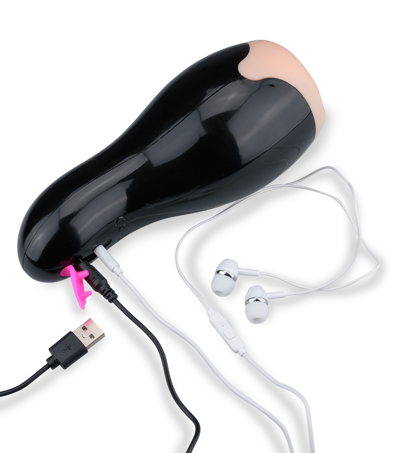 Masturbateur vibrant 12 modes avec fonction vocale