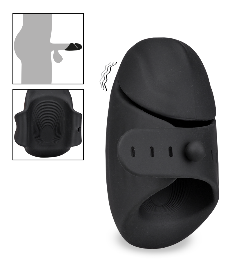 Masturbateur vibrant diamètre réglable Turbulence