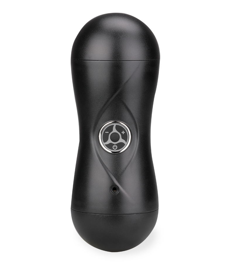 Masturbateur vibrant double entrée avec fonction vocale Juice