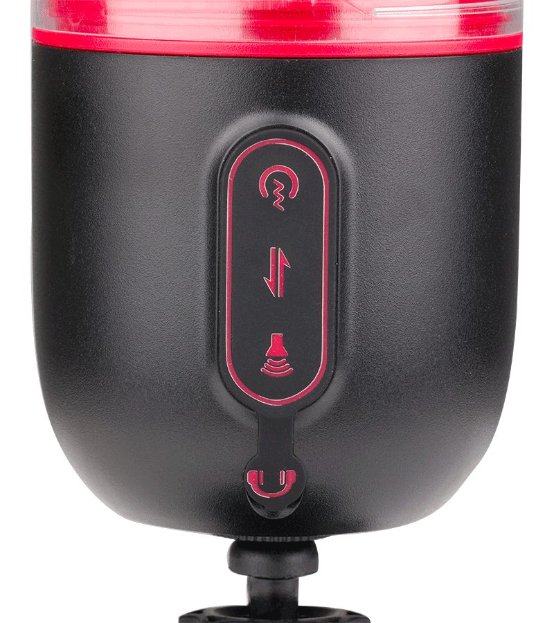 Masturbateur vibrant et aspirant Audacious