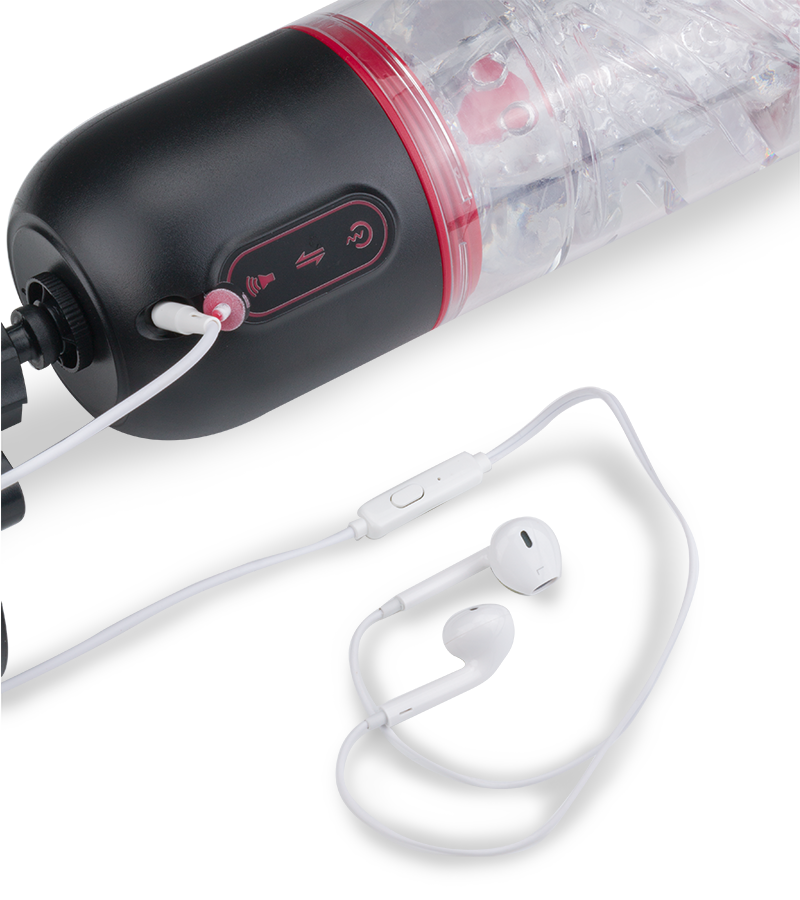 Masturbateur vibrant et aspirant Audacious