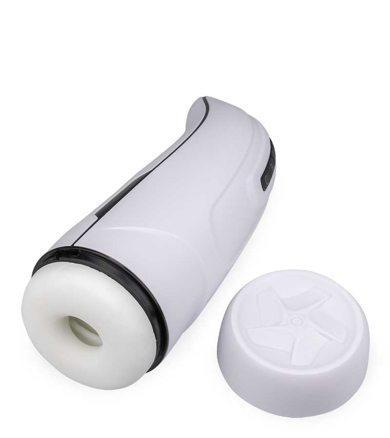 Masturbateur vibrant et chauffant avec fonction léchage Asher