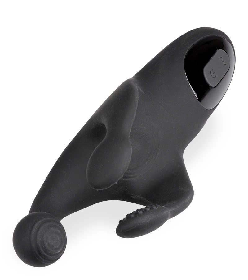 Masturbateur vibrant et pulsateur à trois branches Orgo