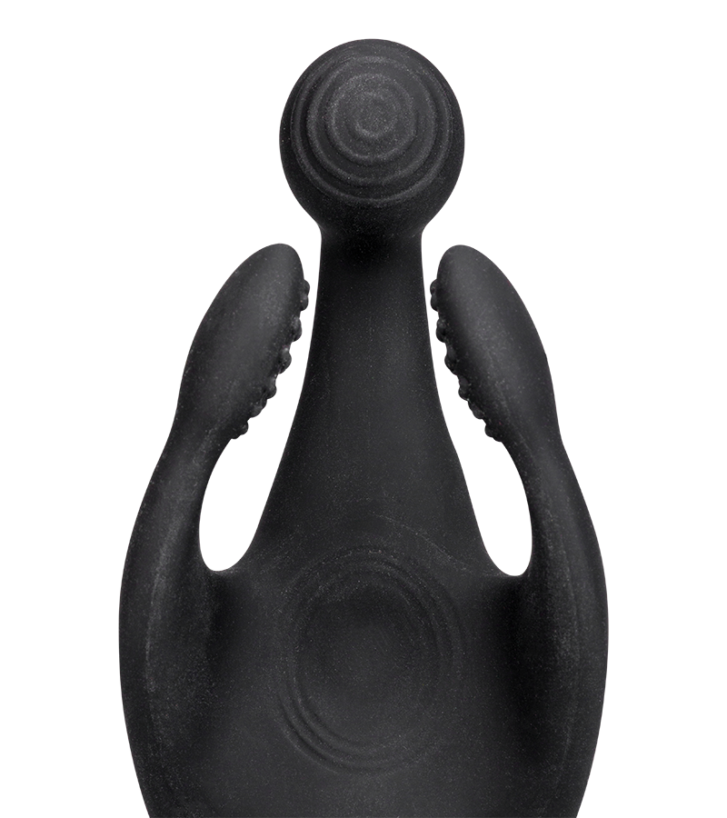 Masturbateur vibrant et pulsateur à trois branches Orgo