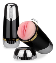 Charger l&#39;image dans la galerie, Masturbateur vibrant ultra réaliste Solstice