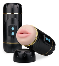 Charger l&#39;image dans la galerie, Masturbateur vibrant vagin et bouche Wild