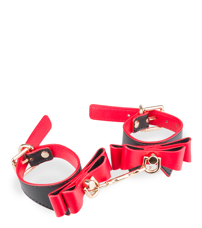 Menottes à nœuds papillons Be Mine