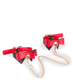 Menottes chevilles à nœuds papillons Be Mine