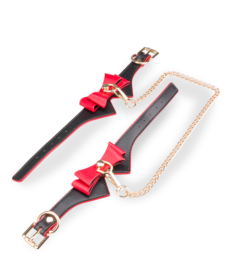 Menottes chevilles à nœuds papillons Be Mine