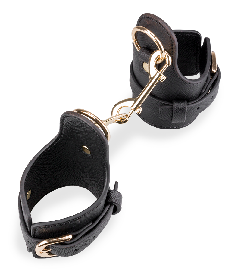 Menottes poignets similicuir Justice