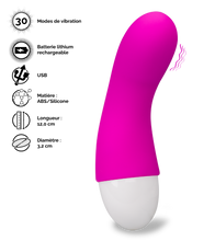 Charger l&#39;image dans la galerie, Mini vibro clitoris 30 fonctions USB