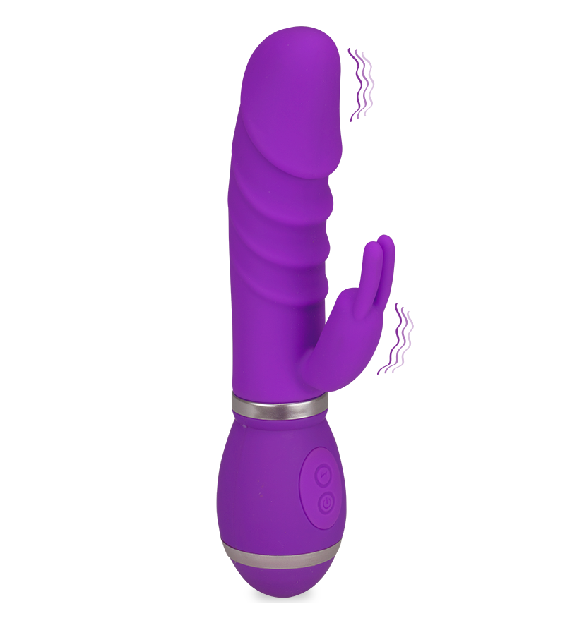 Mini vibro rabbit USB silicone gros gland