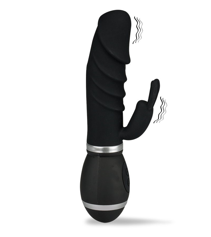 Mini vibro rabbit USB silicone gros gland