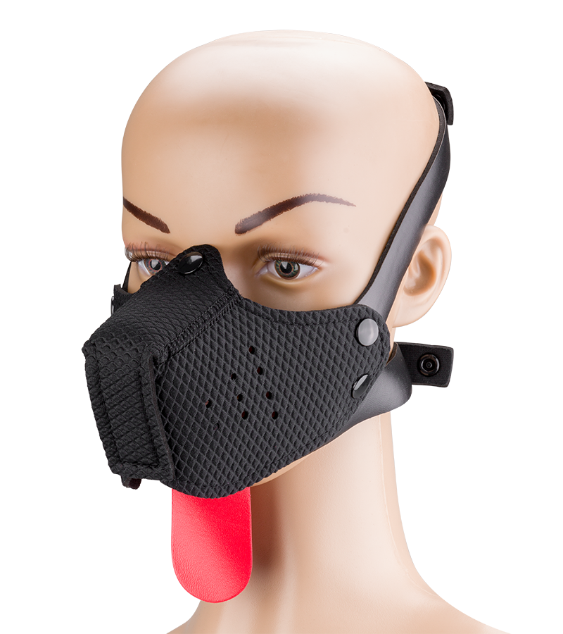 Museau avec langue Puppy Play