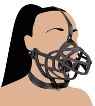 Charger l&#39;image dans la galerie, Muselière avec gag-ball amovible
